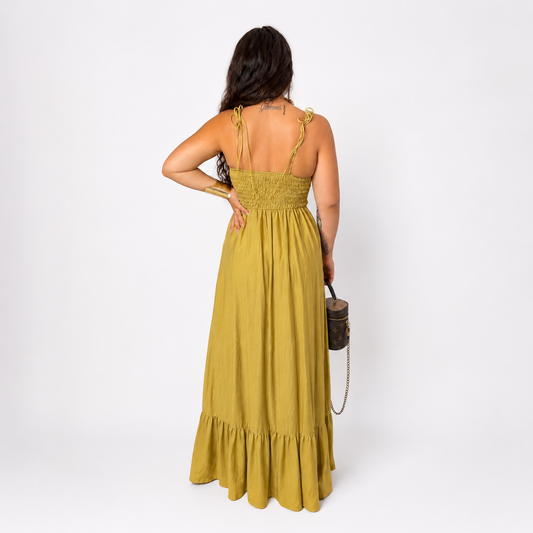 037. Vestito Grace Lime