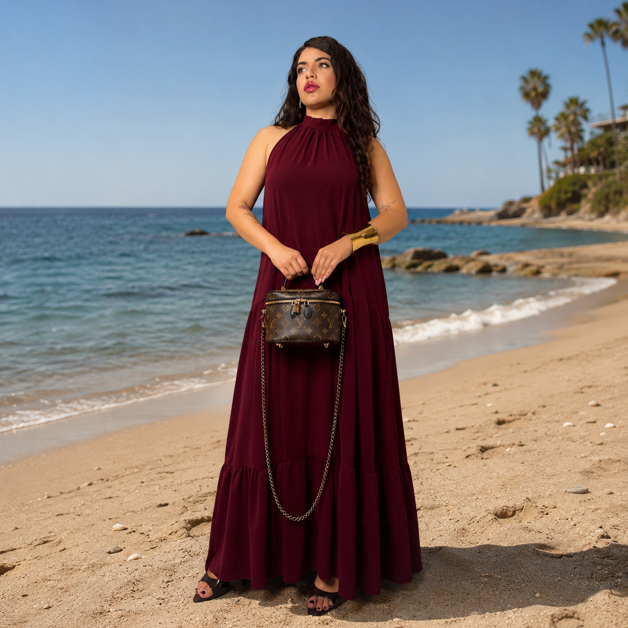 104. Bordeaux Muse Dress