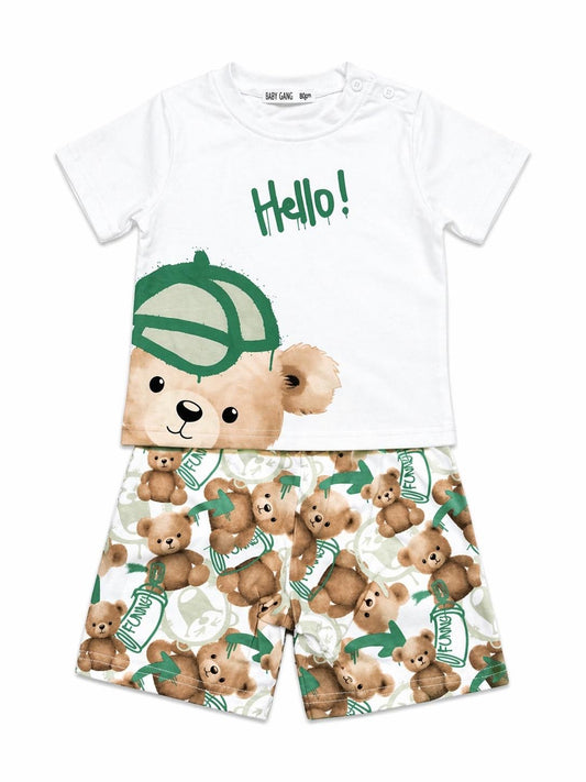 040. Completo Teddy Street Verde Baby