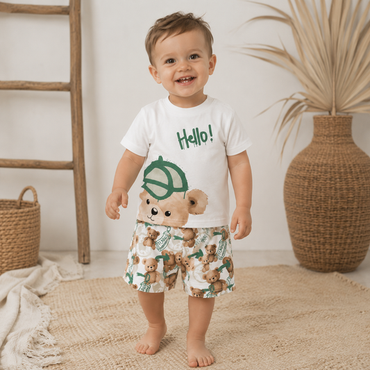 040. Completo Teddy Street Verde Baby