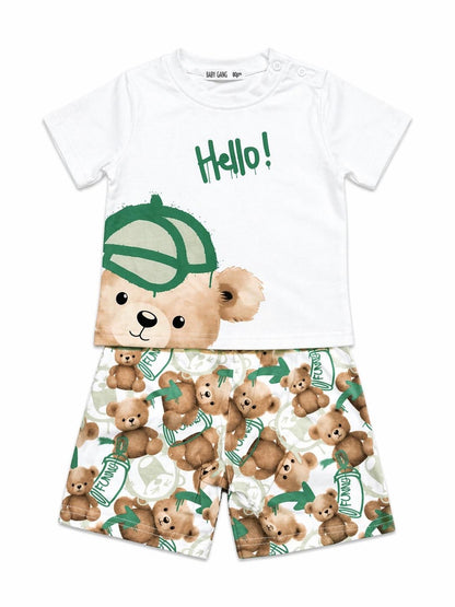 040. Completo Teddy Street Verde Baby